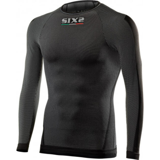 Six2 Maglia Termica Moto Black Carbon Unisex